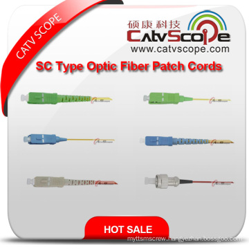 High Quality Sc Type Optic Fiber Patch Cords
